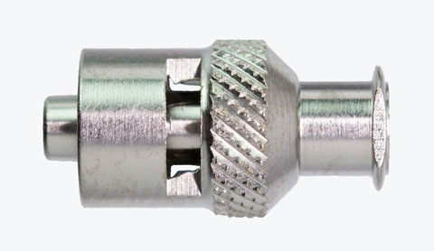 A1251 Male Luer Lock to Female Luer, knurled